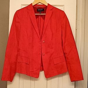 Hot pink sports jacket Blazer diamond pattern